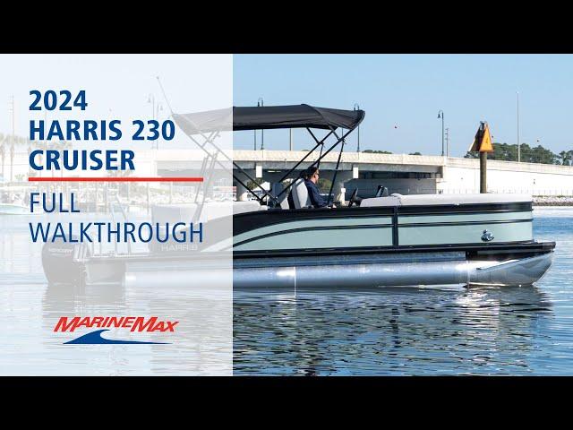 NEW FEATURES ON 2024 HARRIS 230 CRUISER | MarineMax Panama City Beach