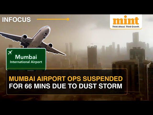 Mumbai Dust Storm & Rainfall Disrupt Airport Operations, Flights Diverted | Metro Services Affected