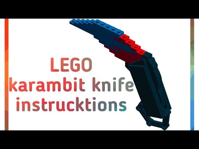 LEGO karambit knife instructions (KARAMBIT)