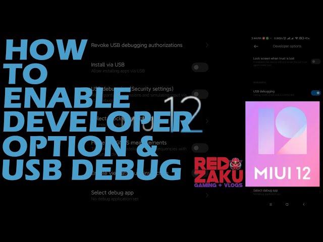 How to Enable Developer and USB Debug in MIUI 12