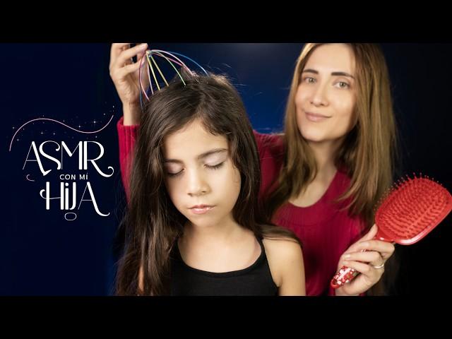 ASMR con mi HIJA para dormir como un bebé