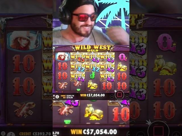 INSANE $12,500 WILD WEST GOLD SLOT WIN #maxwin #slots #wildwestgold