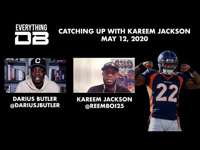 Everything DB Zoom Interview w/ Kareem Jackson