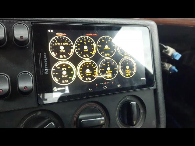 VEMS display in Audi 100