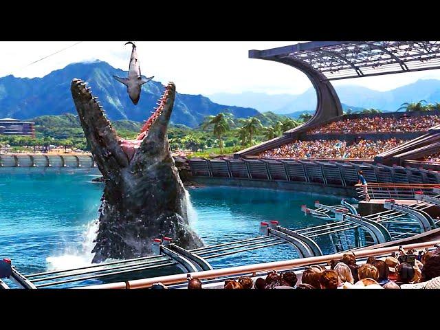 Dinosaurs in Jurassic World are AMAZING  Best Scenes 4K