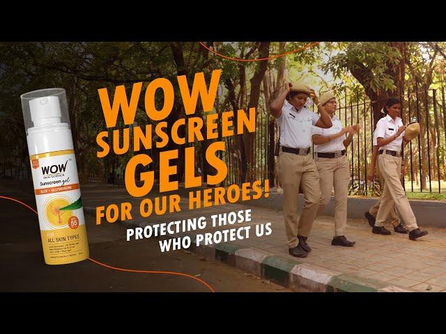 Protecting Guardians: WOW Skin Science Sunscreen for Bengaluru Traffic Police in 2024 Heatwave