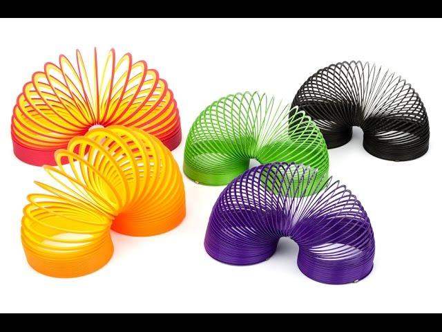 Обзор шагающих пружинок (Slinky, Слинки, Радуга)