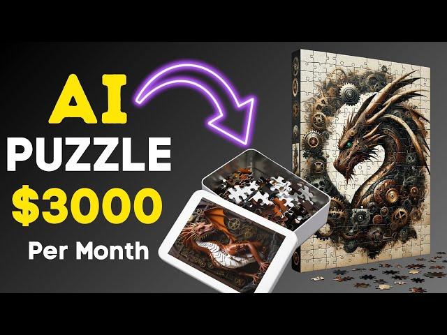 Create Jigsaw Puzzle With AI | Make Passive Income by Selling AI Puzzle