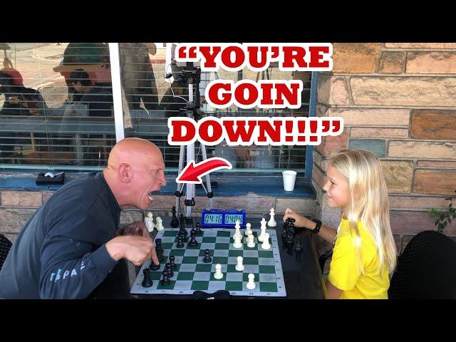 8 Year Old Boy Hustles Trash Talker With Sick Scotch Gambit! Henrik The Hammer vs Boston Mike