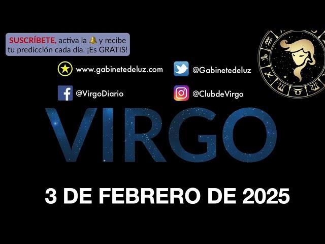 Horóscopo Diario - Virgo - 3 de Febrero de 2025.