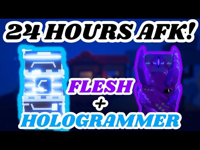 AFK For 24 HOURS With NEW HOLOGRAMMER And FLESH DEVICE! SOL'S RNG ERA 9!