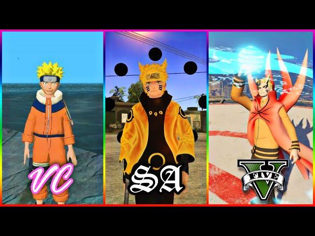 Naruto Uzumaki in GTA Games | EVOLUTION