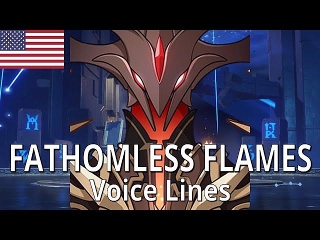 Abyss Lector: Fathomless Flames - Voice Lines (EN) -- Genshin Impact