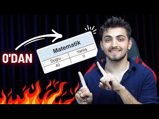 TYT Matematik 0’dan 40 Nete Nasıl Çıkılır?  (Tüm Yol Haritası!) | #yks #tyt