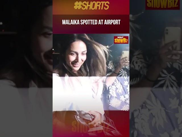 Showbiz Shorts: gorgous Bollywood Actress #malaikaarora #spotted at #mumbaiairport