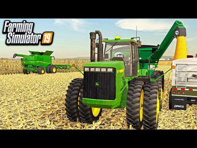 IOWA CORN HARVEST! 220 BUSHEL CORN! (ROLEPLAY) | FARMING SIMULATOR 2019