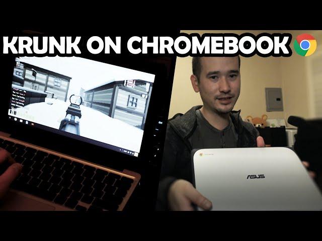 Playing Krunker on a $200 Chromebook