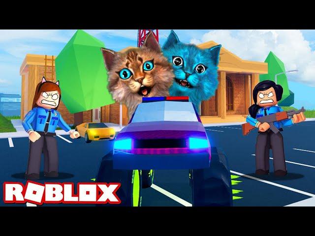 ИСТОРИЯ ПРО ПОБЕГ ИЗ ТЮРЬМЫ (Roblox Jailbreak) Весёлый Кот и КОТЁНОК ЛАЙК #2