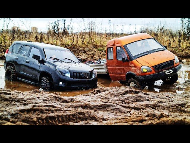 BROKEN Gazelle off-road! ... LC PRADO has proven its edge! ... RC OFFroad 4x4