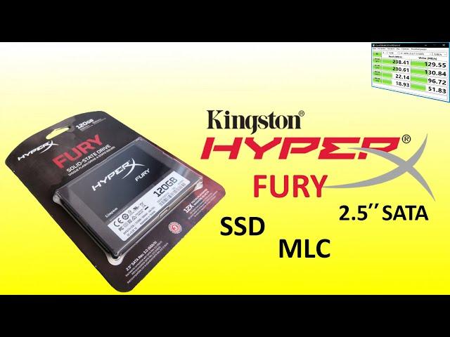 SSD Kingston HyperX Fury | SSD Диск с ячейками MLC