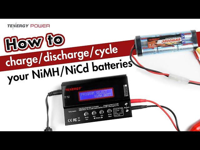 How to charge and discharge NiMH/NiCd (1-15 cells) battery packs with Tenergy's TB6B