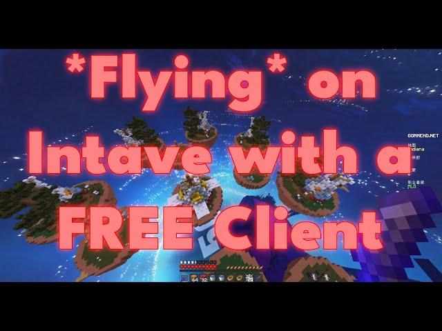 Flying on GOMMEHD with a Free Client | Intave Fly with FDP-Client in 2024 | Best Free Client