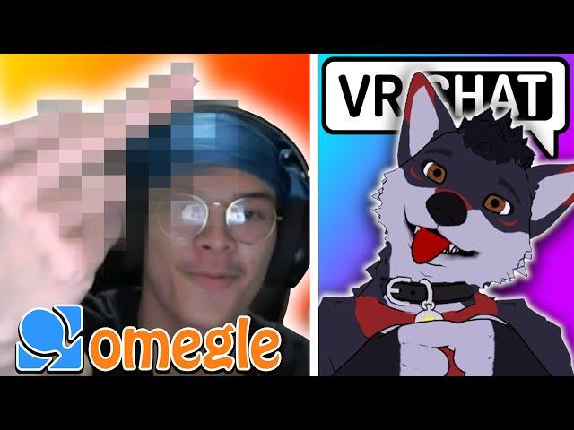 Telling Furry Haters Their REAL NAMES  - VRChat Furry Invades Omegle: Episode 48