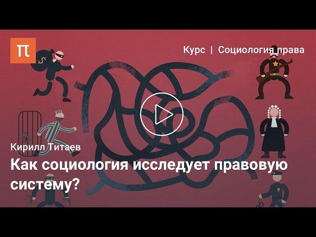 Теоретические подходы в социологии права — Кирилл Титаев