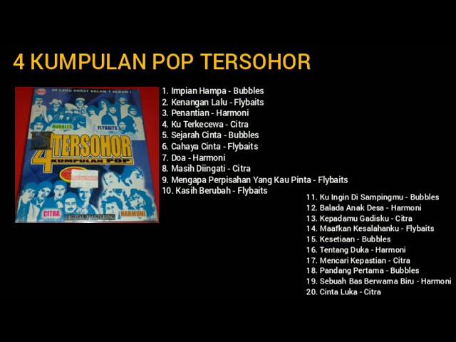 4 KUMPULAN POP TERSOHOR