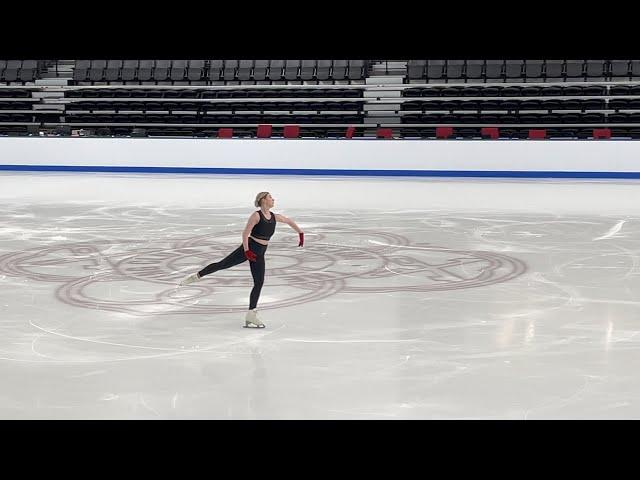 Gracie Gold 2021 Cranberry Open SP (Practice)