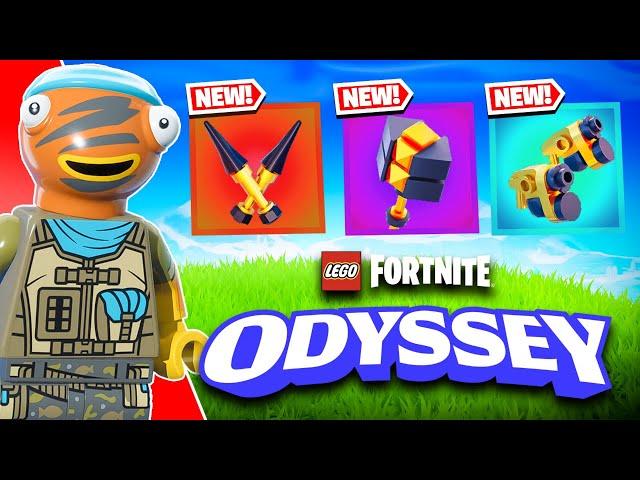 Everything You NEED To Know About Today's Update in LEGO Fortnite Odyssey! (New Weapons!)