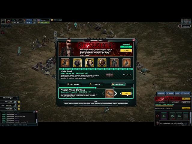 War Commander - Op:Red Revelation Faction Track Sentinels Base (1-3)