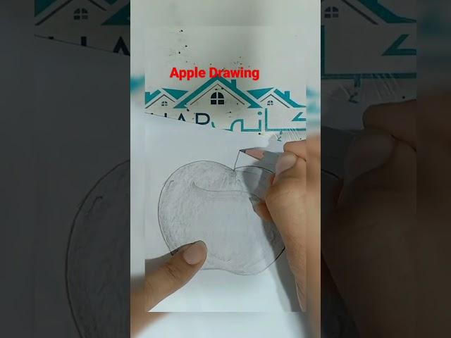 Easy Apple Drawing #zeezone #easy #drawing 