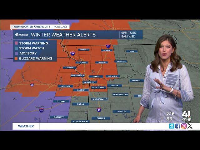 rain, snow, blizzard conditions to move into the metro