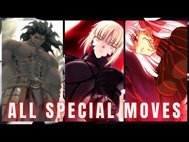 Fate/Unlimited Codes (PSP) - All Super Moves and Holy Grail Burst