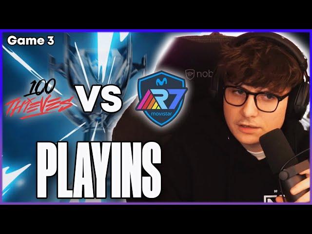 NA BLAMIERT SICH!? | 100T VS R7 GAME 3 PLAYINS | WORLDS 2024