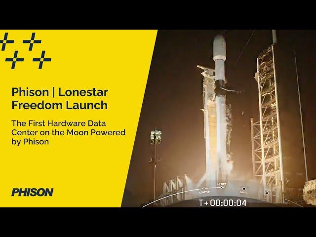 The First Hardware Data Center on the Moon Powered by Phison | Lonestar Freedom Launch