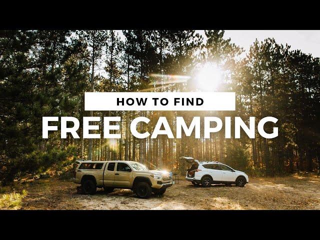 How to find FREE CAMPING In National Forests & Public Land in Michigan | Dispersed Car Camping