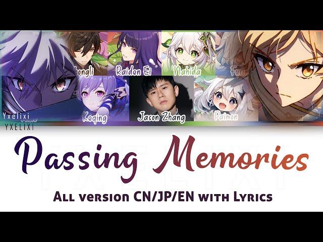 Passing Memories All Version w/ Lyrics HOYO-MiX | Genshin Impact