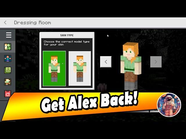 Alex Returns! How to Get Alex Back in Minecraft Bedrock!