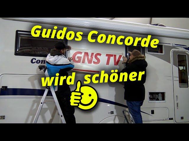 Guidos Concorde wird schöner – GNS zu Gast bei Cartec Design