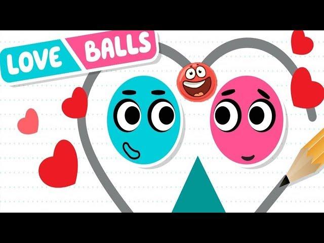 Red Ball 4 Vs Love balls - Love Balls Part 5 Gameplay Walkthrough (iOS)