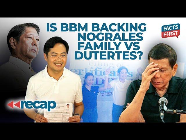 Is BBM backing Nograles family vs Dutertes in Davao elections?