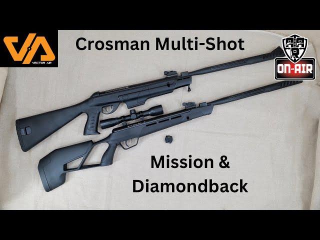 Crosman Mission and Diamondback Multishot Break Barrel