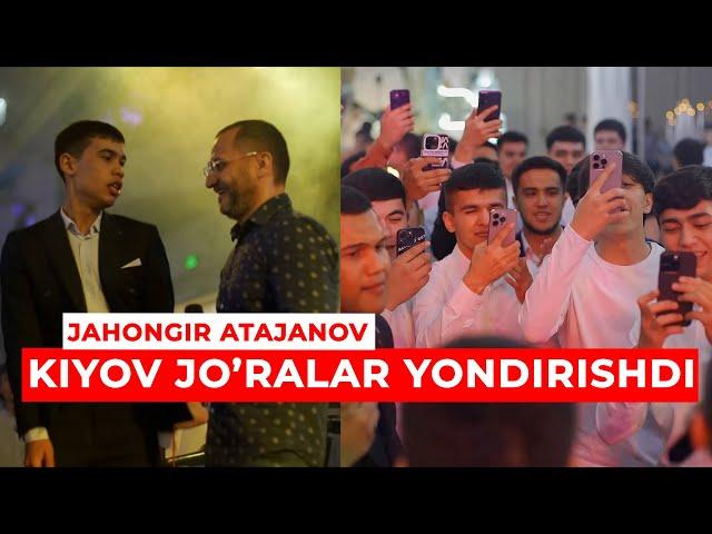 Jahongir atajonov va kuyov jo'ralar "yondirishdi"