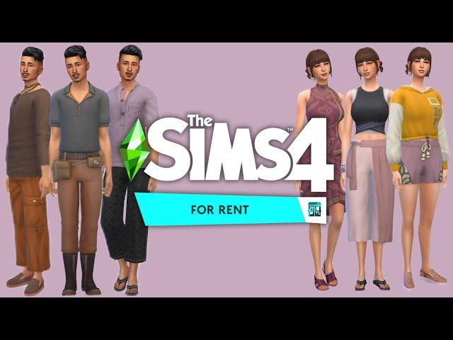 Create-A-Sim LookBook // The Sims 4 For Rent CAS