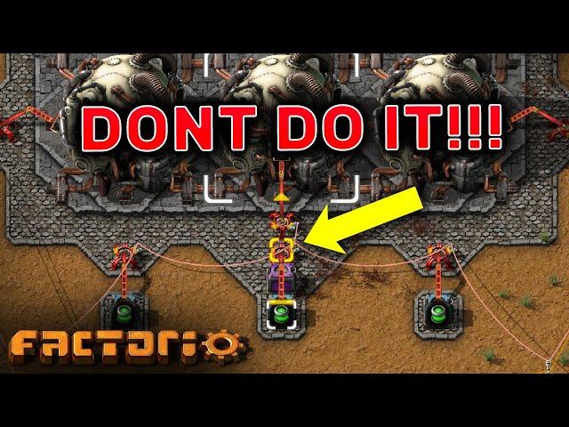 Don't Save Nuclear Fuel Cells in Factorio