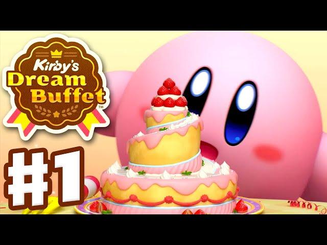 Kirby's Dream Buffet - Gameplay Part 1 - 1st Place! Battle Mode and Online Mode! (Nintendo Switch)