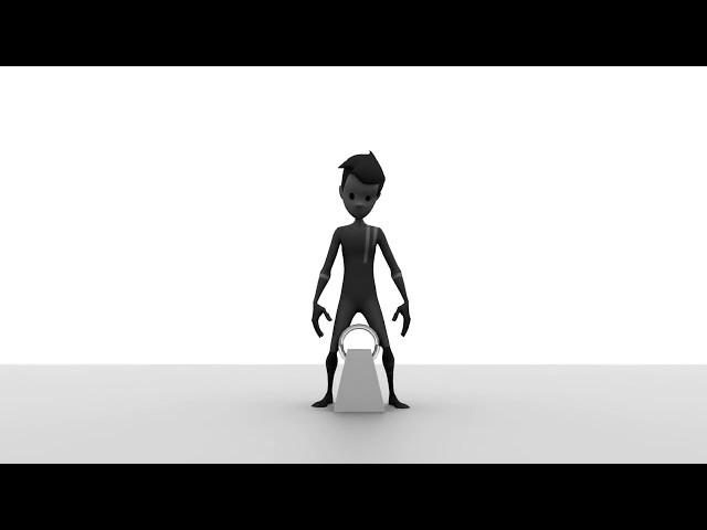 Think first (weight lift animation)