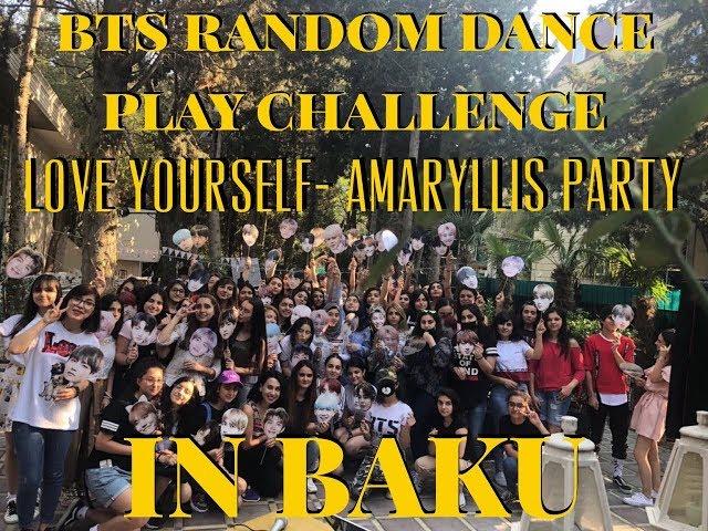 BTS Random Dance Play Challange in Baku, Azerbaijan